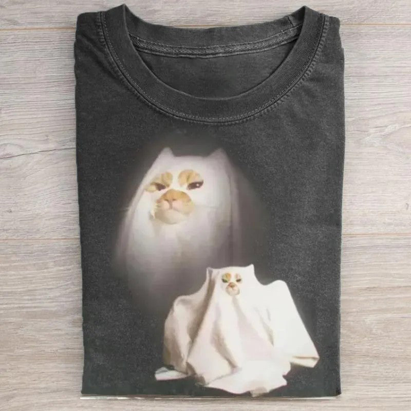 Ghost Kitten - Halloween Shirt