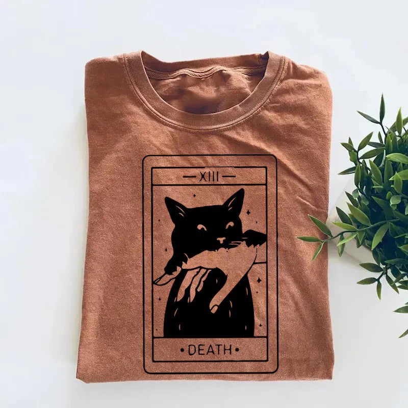 Tarot Card Black Cat - Shirt