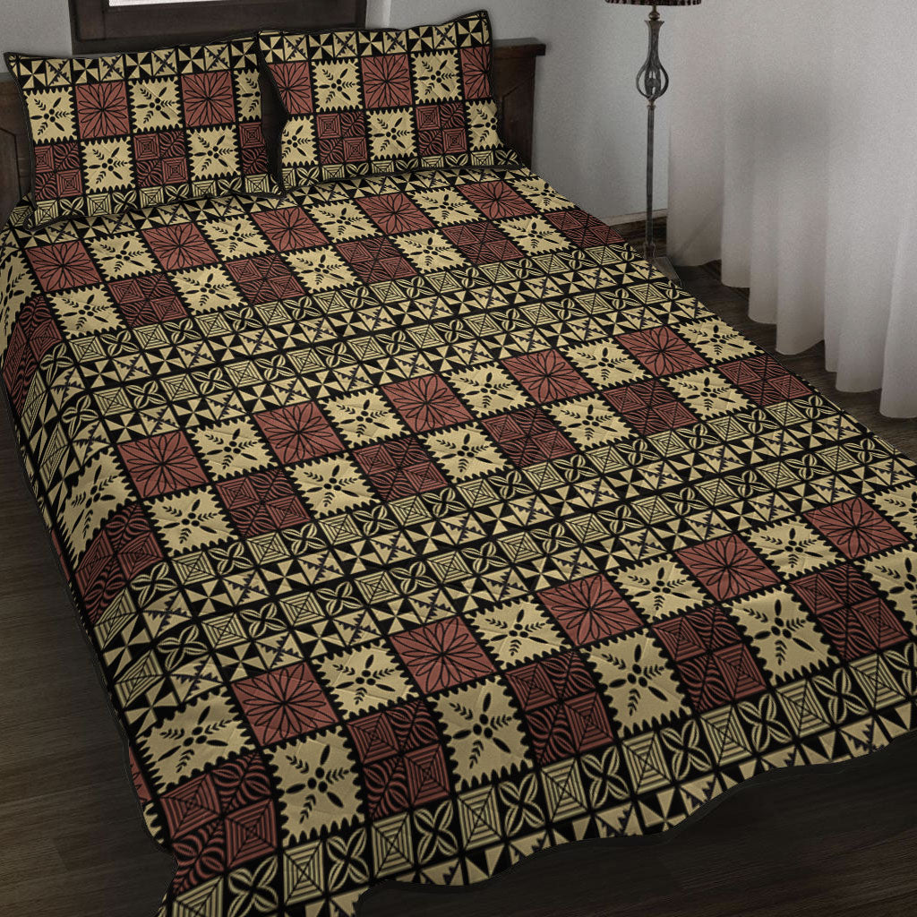 Tonga Quilt Bed Set Ngatu Style