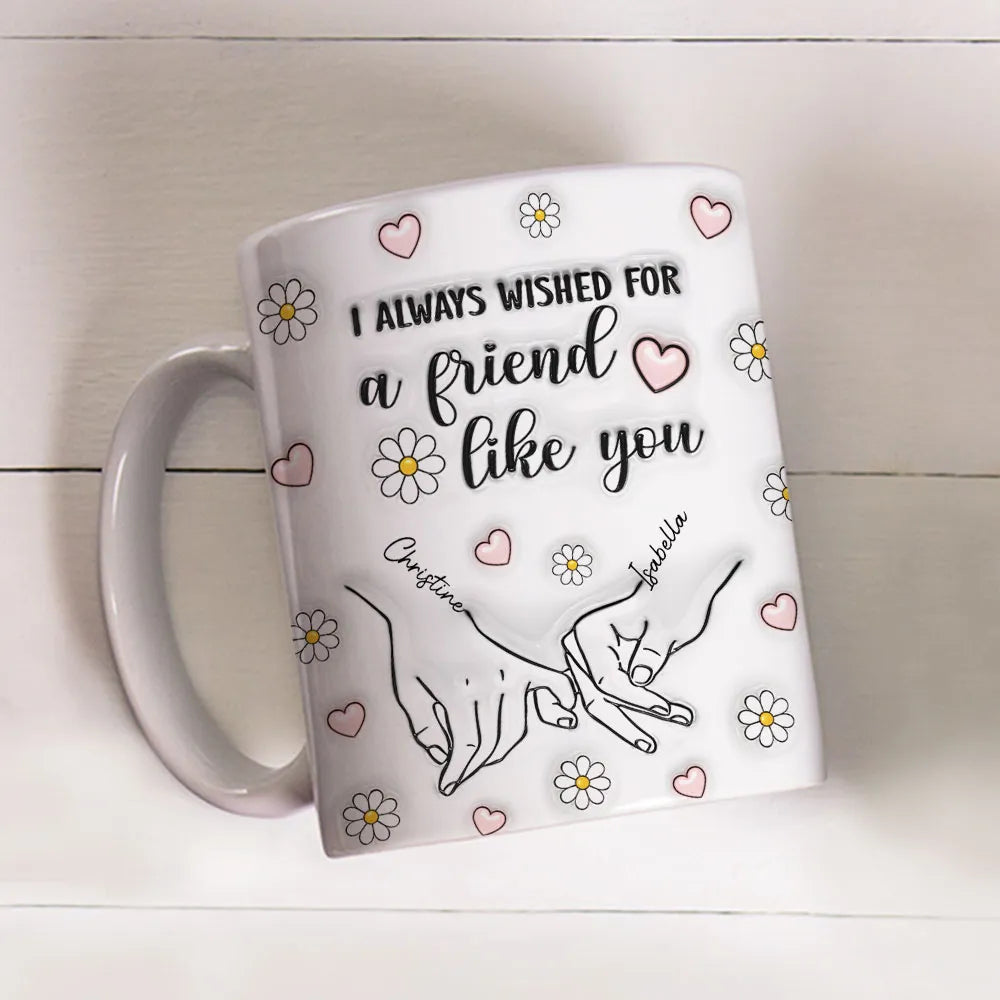 I Always Wished For A Friend Like You - Personalized Coffee Mug