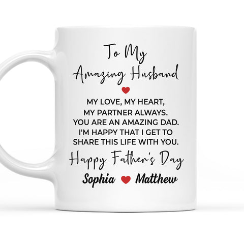 To My Annoying Husband My Love My Heart - Personalized Coffee Mug