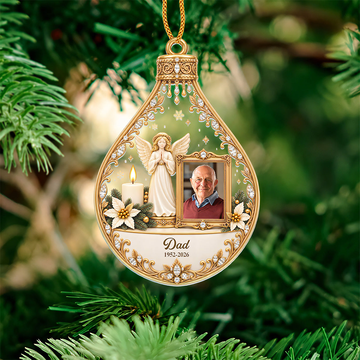 Forever in Our Hearts - Personalized Memorial Acrylic Ornament