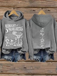 Women's Midnight Margaritas Print Casual Sweatshirt