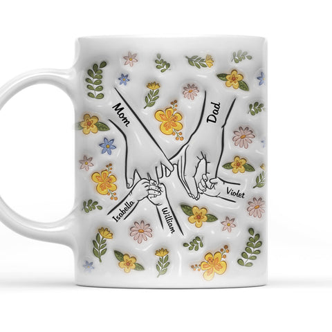 A Family Is A Round Of Love - Personalized 3D Mug-Myprintsy