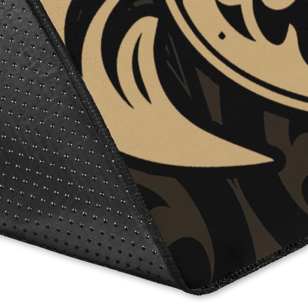 American Samoa Area Rug - Gold Tentacle Turtle-Myprintsy