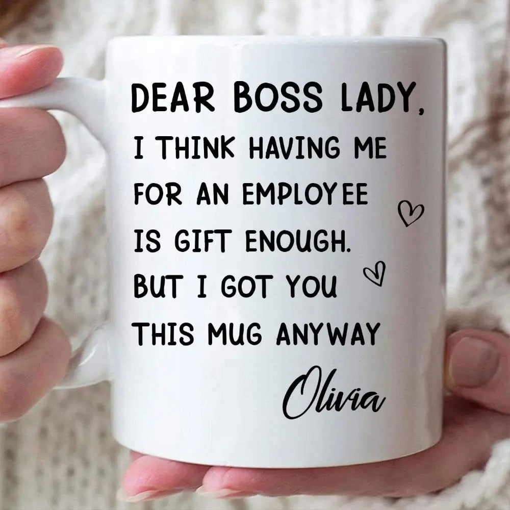 Boss Mode On Every Day, Personalized Custom Boss Lady Mug, Funny Gifts For Coworker, Work Bestie, Boss-Myprintsy