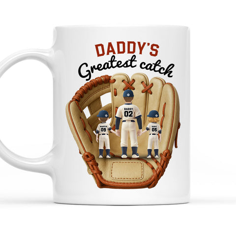 Daddy's Great Catch - Personalized Coffee Mug