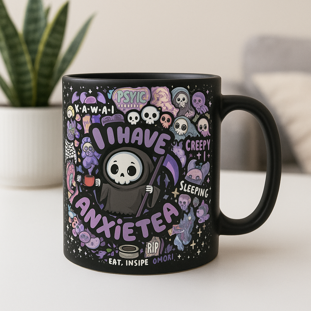 I Have Anxietea - Gift For Halloween, Friends, Favourite Witches - Personalized Mug