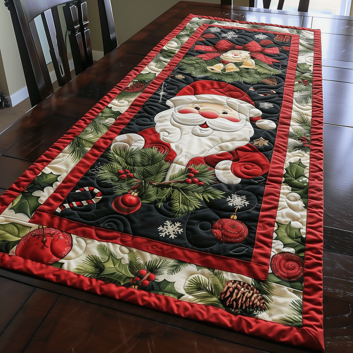 Christmas Quilted Table Runner VTQ-Myprintsy