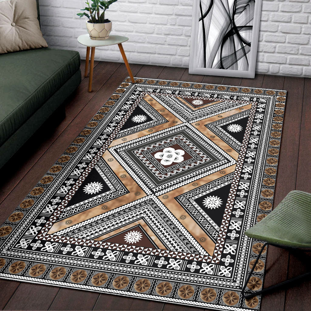 Fiji Area Rug Tapa Massi Cloths-Myprintsy