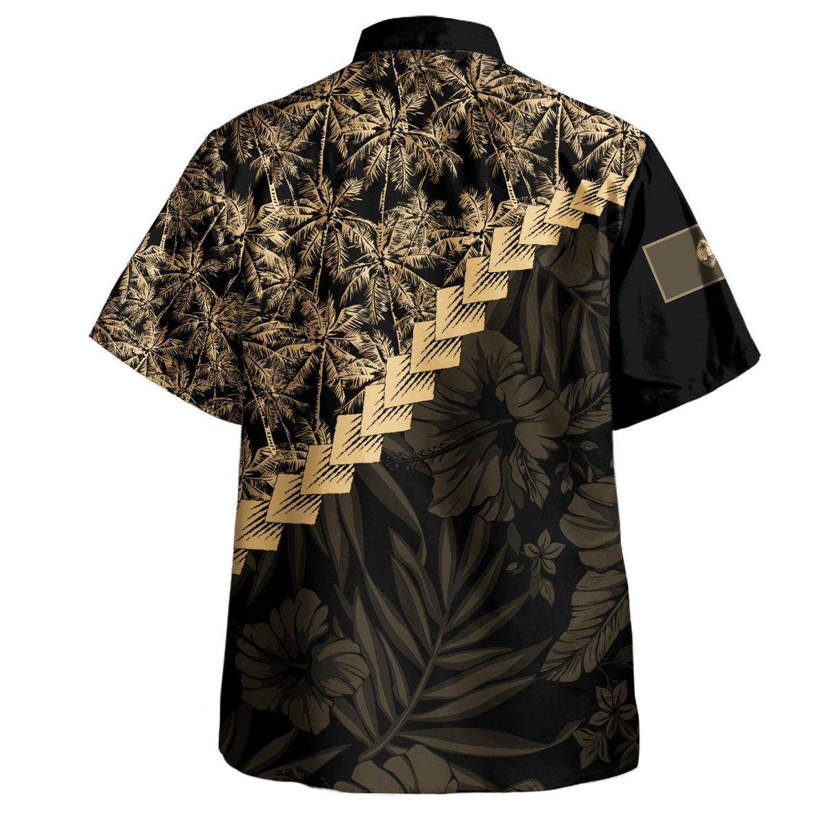 Guam Hawaiian Shirt Golden Coconut