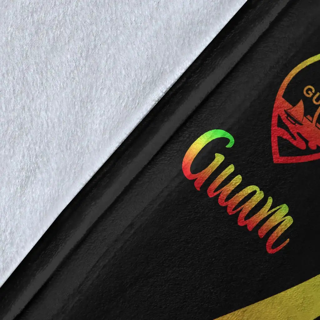 Guam Premium Blanket - Reggae Polynesian Tentacle Tribal Pattern-Myprintsy