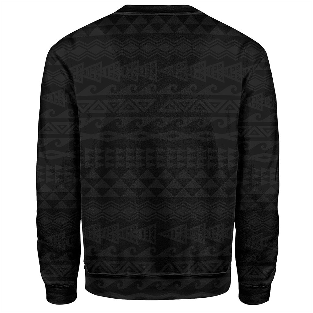 Guam Sweatshirt Micronesian Tribal Crack Style