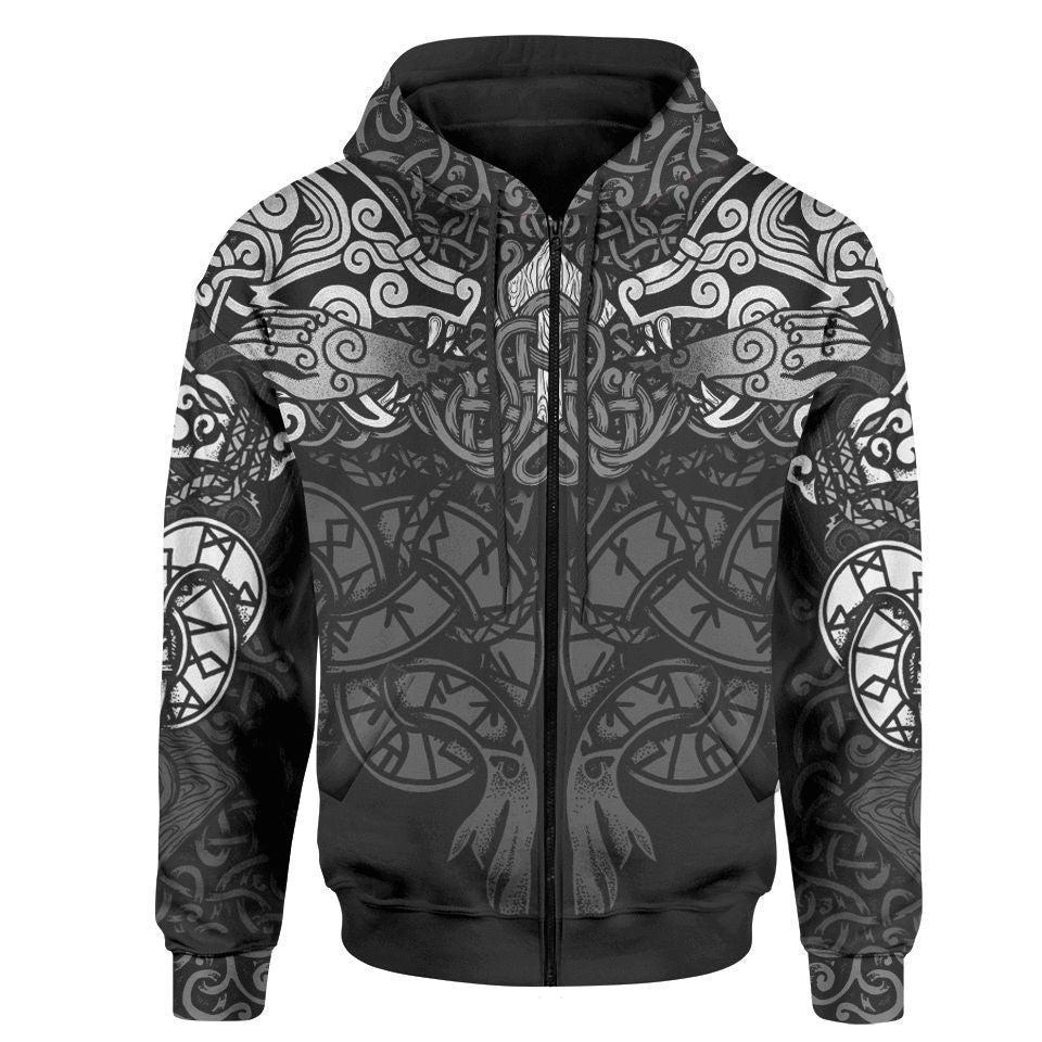 Hand Of Tyr Zip Hoodie