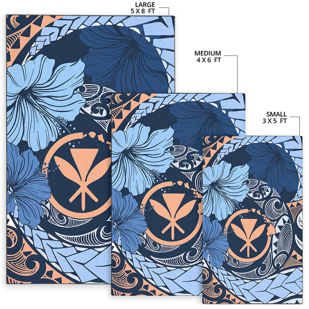 Hawaii Area Rug Kanaka Maoli Tribal Pattern-Myprintsy