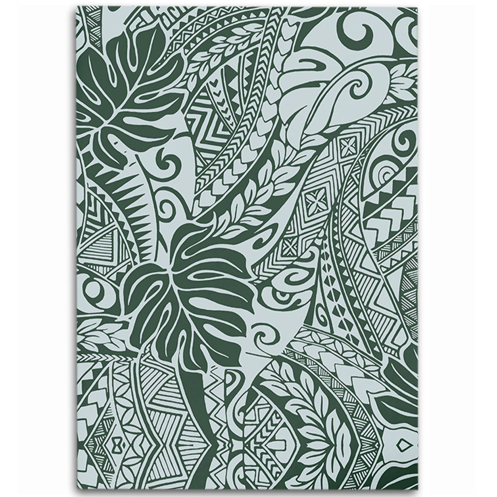 Hawaii Area Rug Tribal Pattern Leaf-Myprintsy