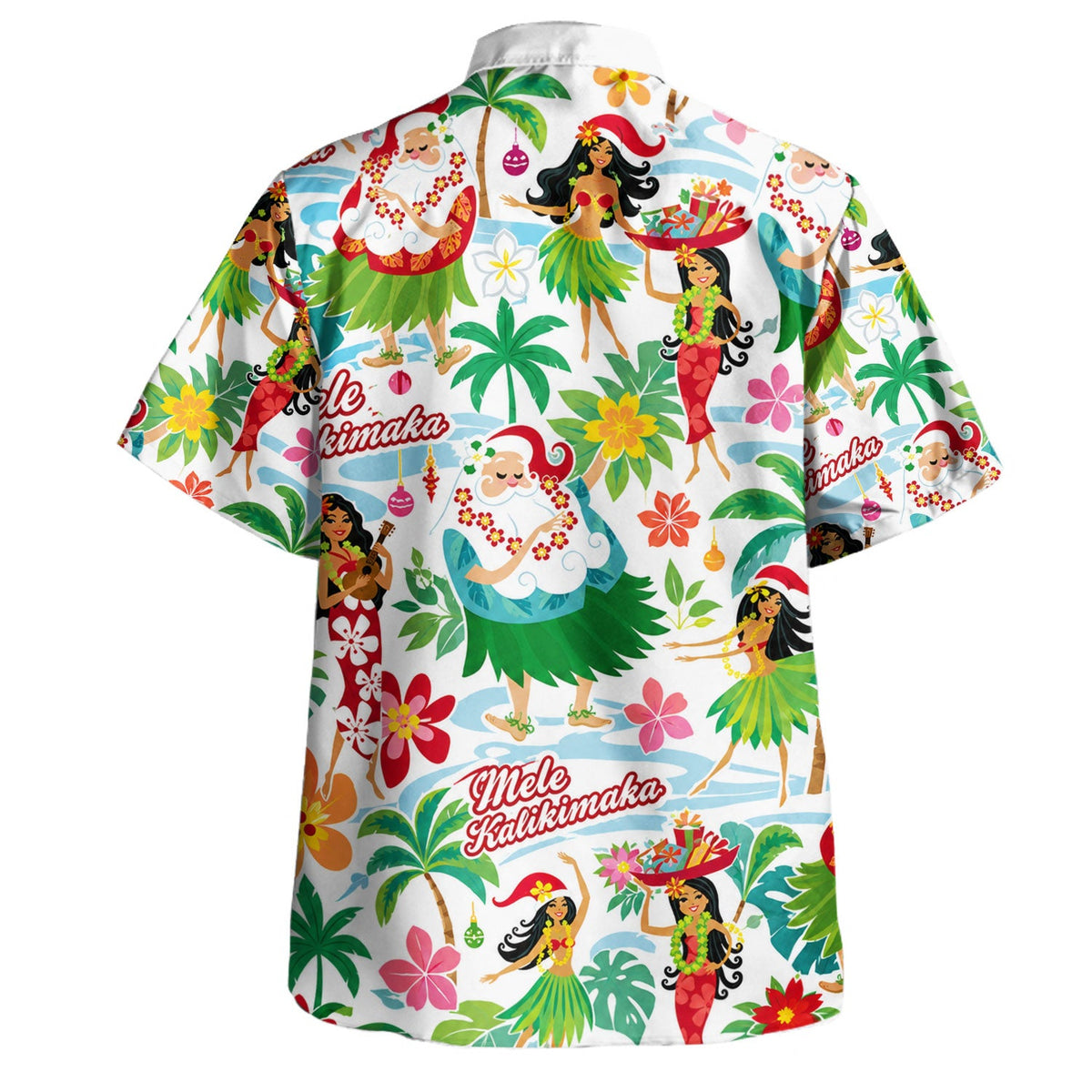 Hawaii Hawaiian Shirt Mele Kalikimaka Hula Holiday Celebration-Myprintsy