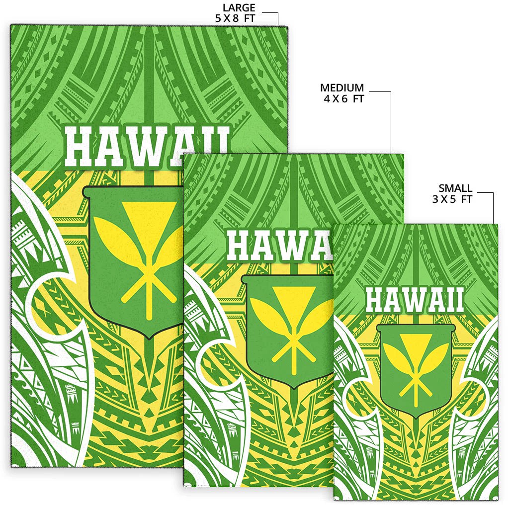 Hawaii Polynesian Area Rug - Hawaiian Pattern With Seal-Myprintsy