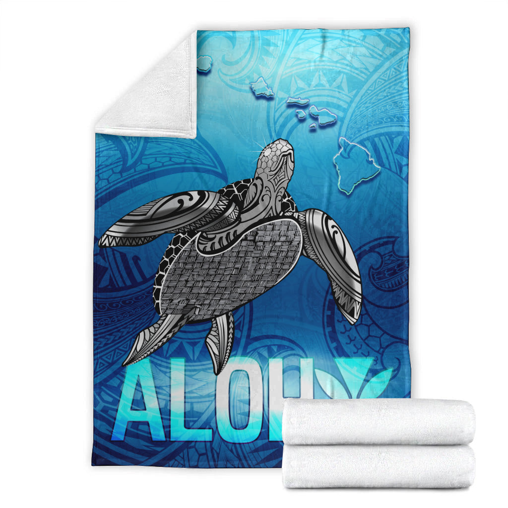 Hawaii Premium Blanket Aloha Turtle Ocean Style-Myprintsy
