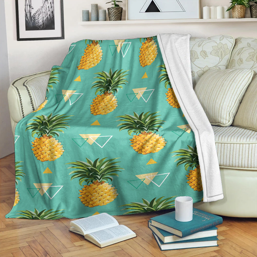 Hawaii Premium Blanket Pinespple Morden-Myprintsy