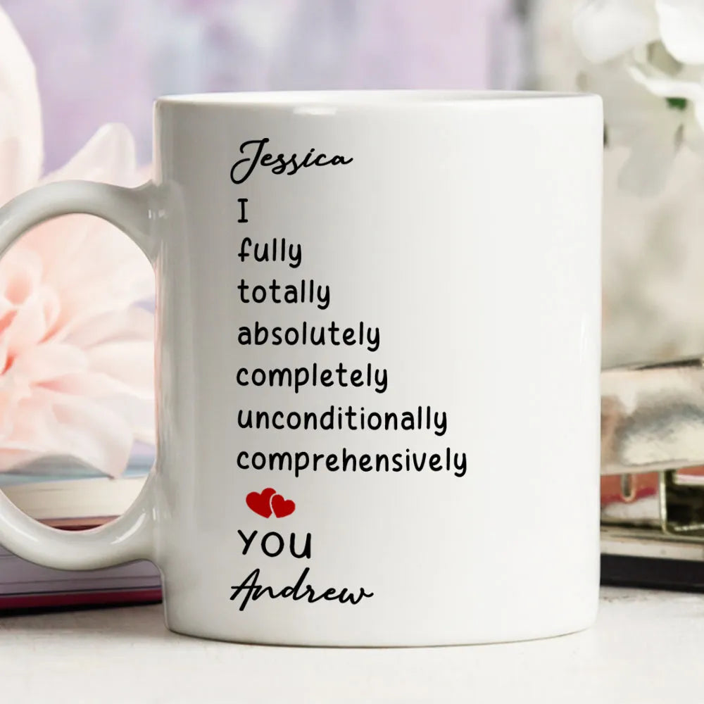 I Love You Unconditionally - Personalized Coffee Mug-Myprintsy