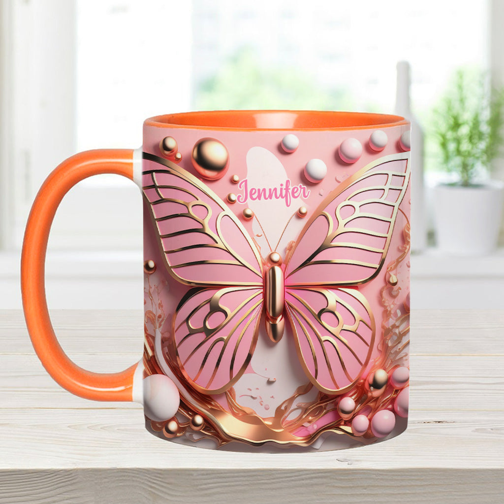 Love Butterfly - Personalized Accent Mug-Myprintsy