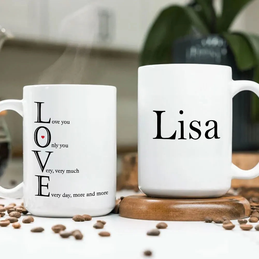 Love Meaning - Personalized Coffee Mug-Myprintsy