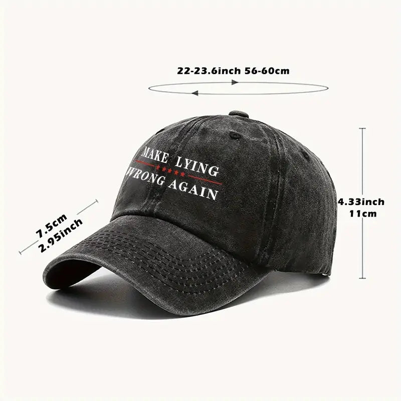 Make Lying Wrong Again - Classic Cap-Myprintsy