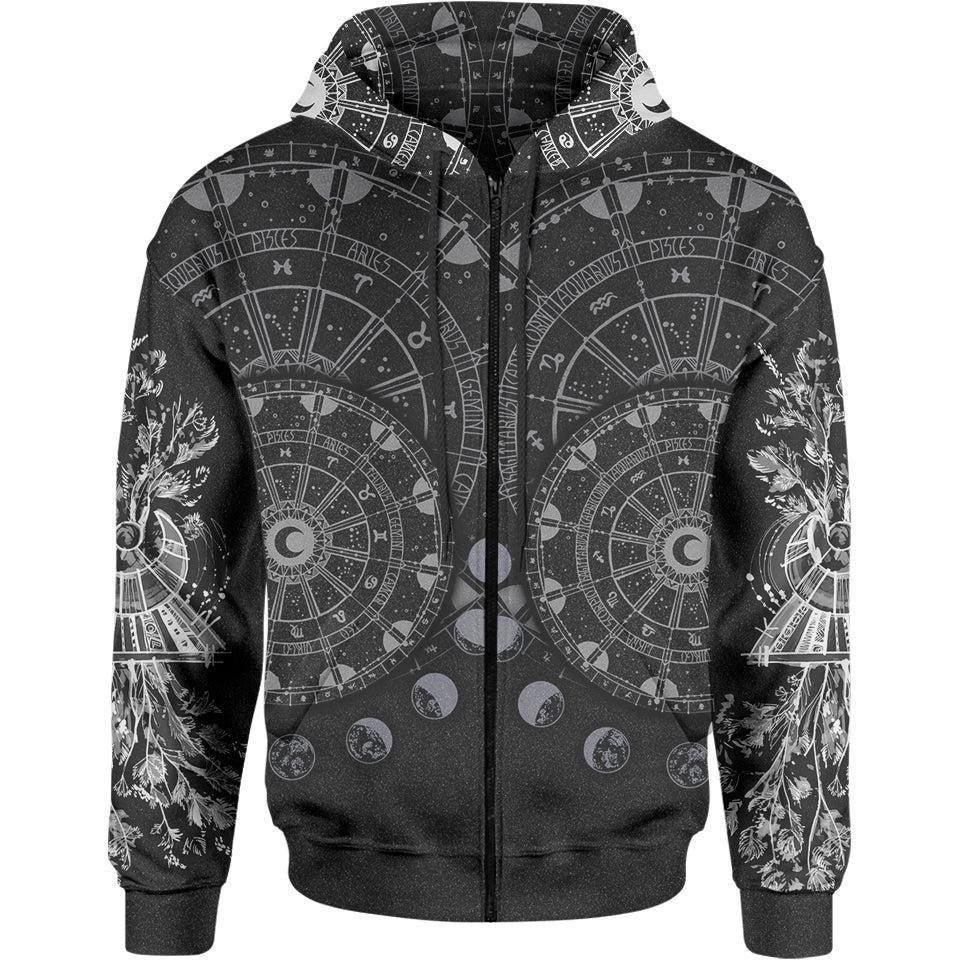 Moon Magic Zip Hoodie