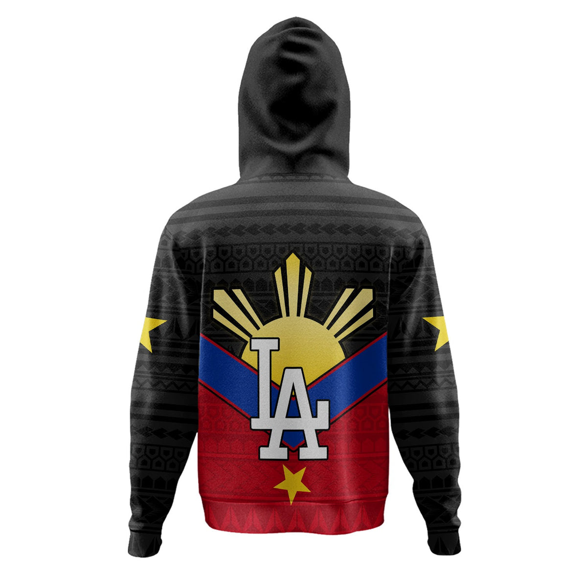 Philippines Custom LA Hoodie-Myprintsy