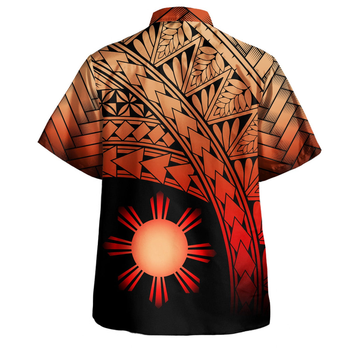 Philippines Filipinos Hawaiian Shirt Plumeria Tattoo Tribal-Myprintsy