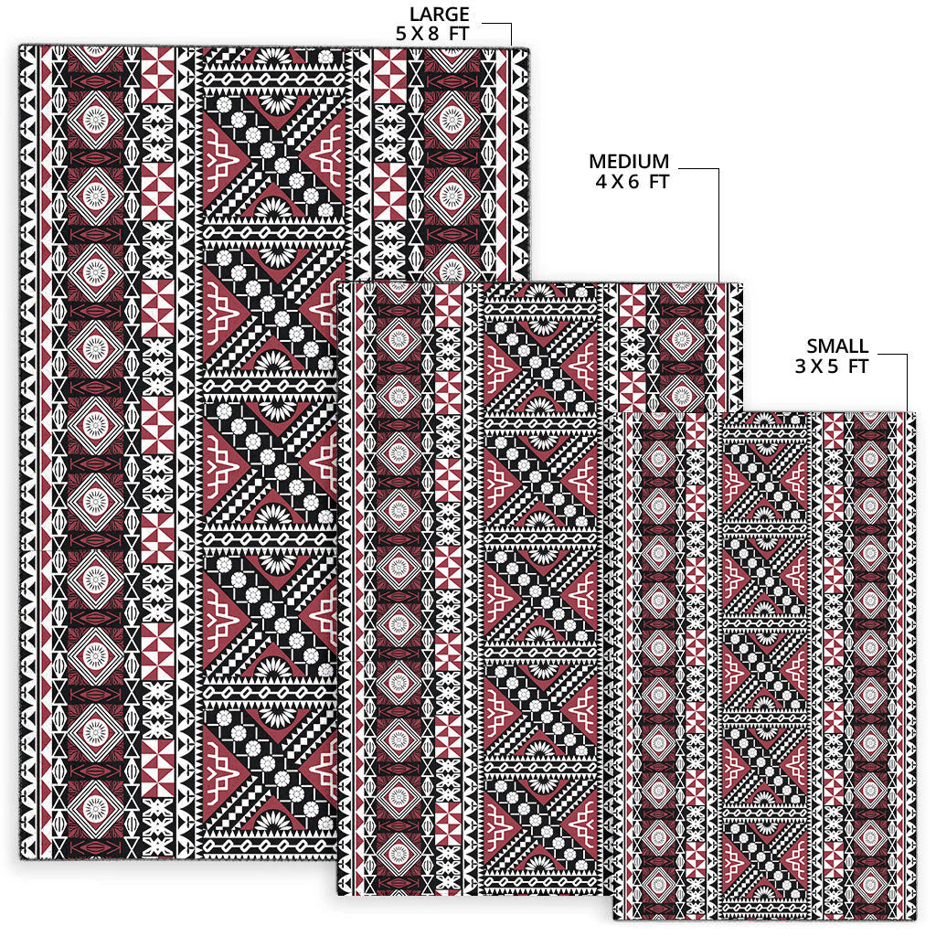 Samoa Area Rug Tapa Design-Myprintsy