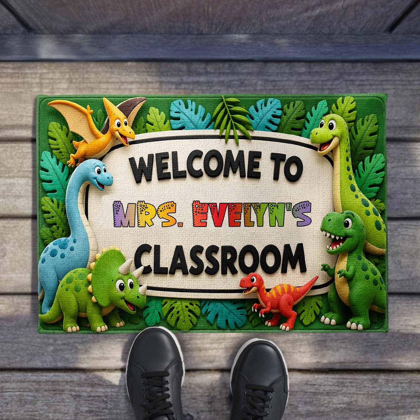 Welcome to My Classroom - Personalized Doormat - Gift for Teachers