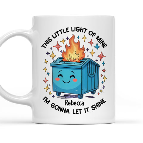 The Little Light Of Mine I'm Gonna Let It Shine Mug - Personalized Coffee Mug-Myprintsy