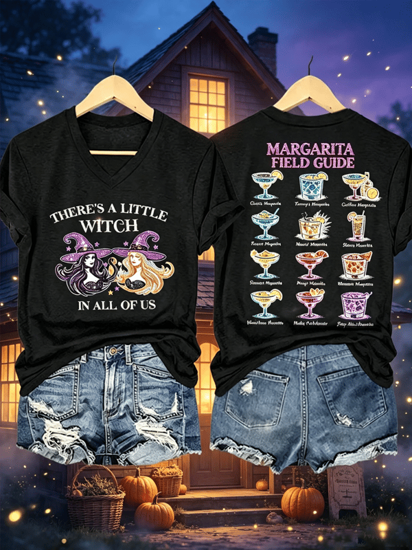 There Is A Little Witch In All Of Us - Halloween Witch Shirt-Myprintsy