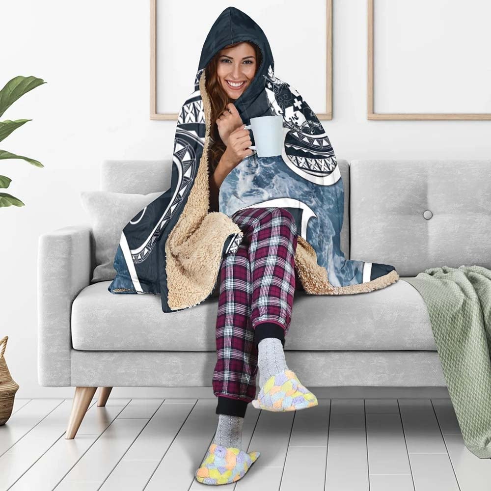 Tonga Polynesian Hooded Blanket - Ocean Style-Myprintsy