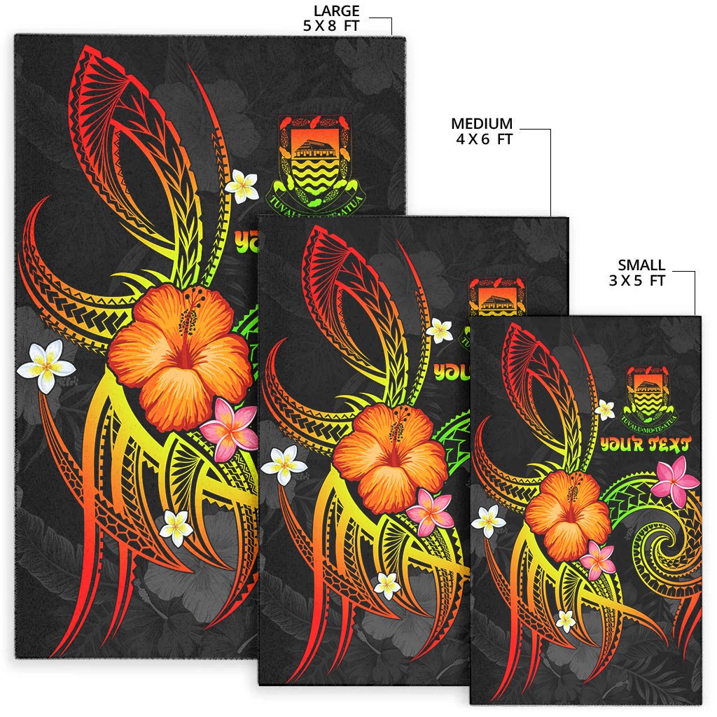 Tuvalu Polynesian Personalised Area Rug - Legend of Tuvalu (Reggae)-Myprintsy