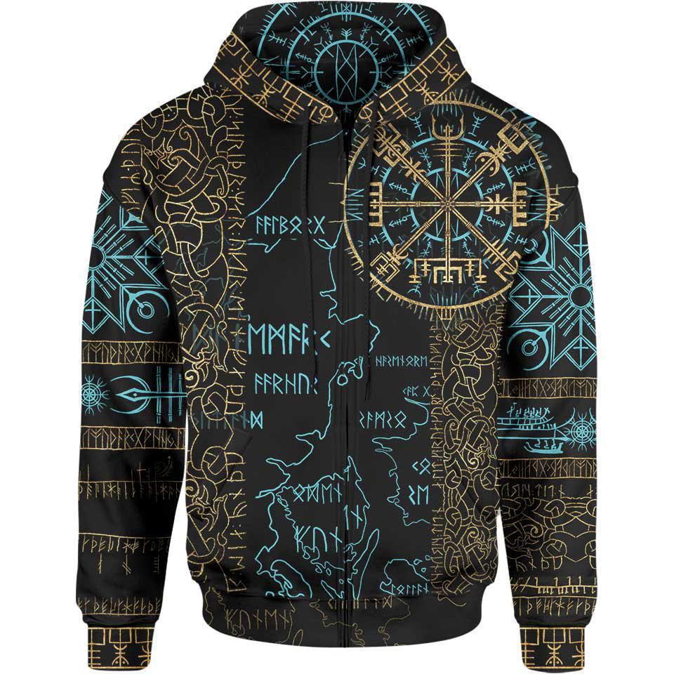 Vegvisir Zip Hoodie - Limited