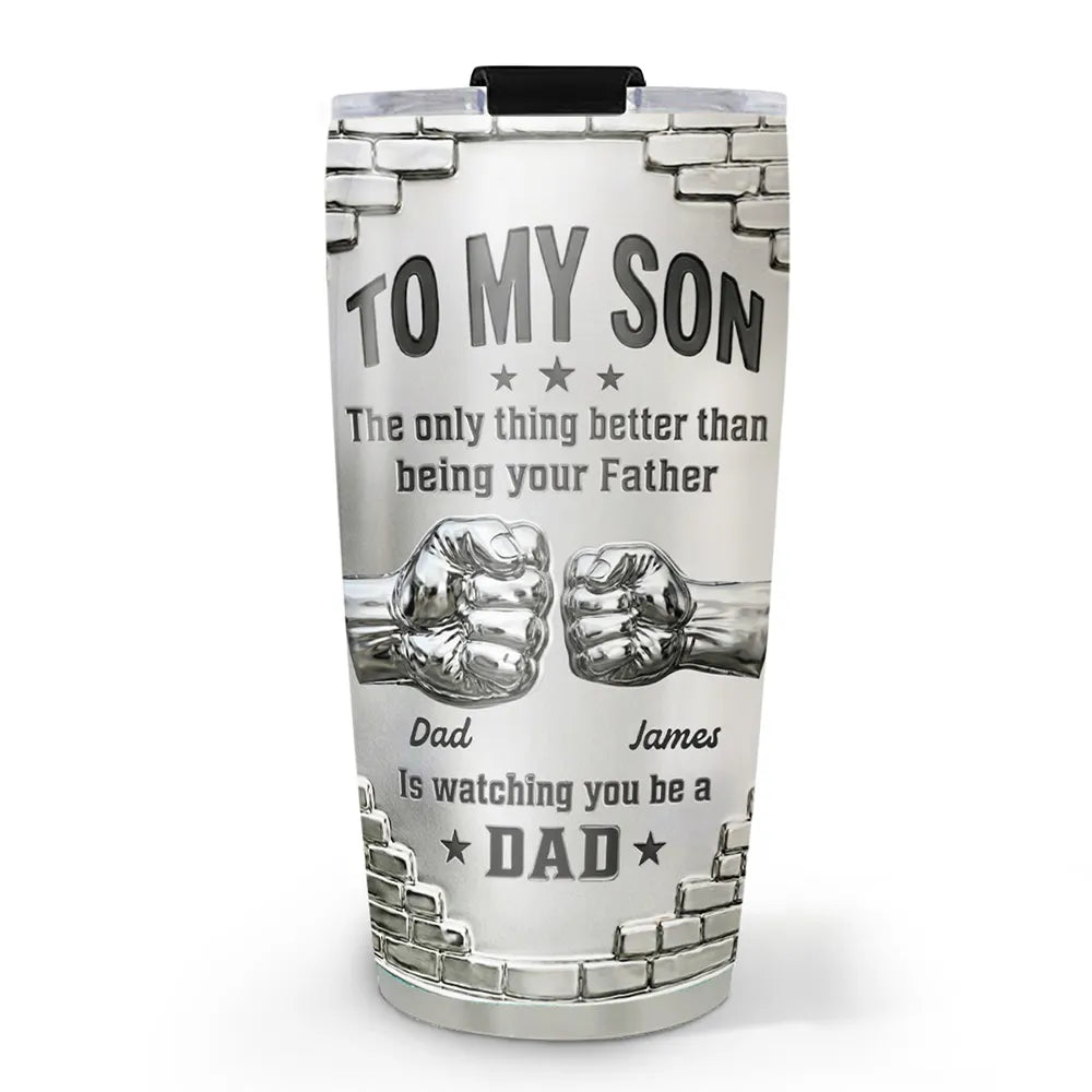 Watching You Grow - Personalized 3D Effect Tumbler-Myprintsy