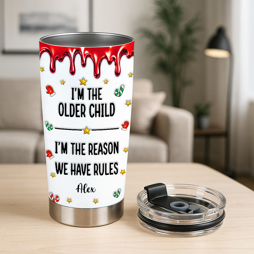 Who Makes The Rules - Personalized Tumbler Cup-Myprintsy
