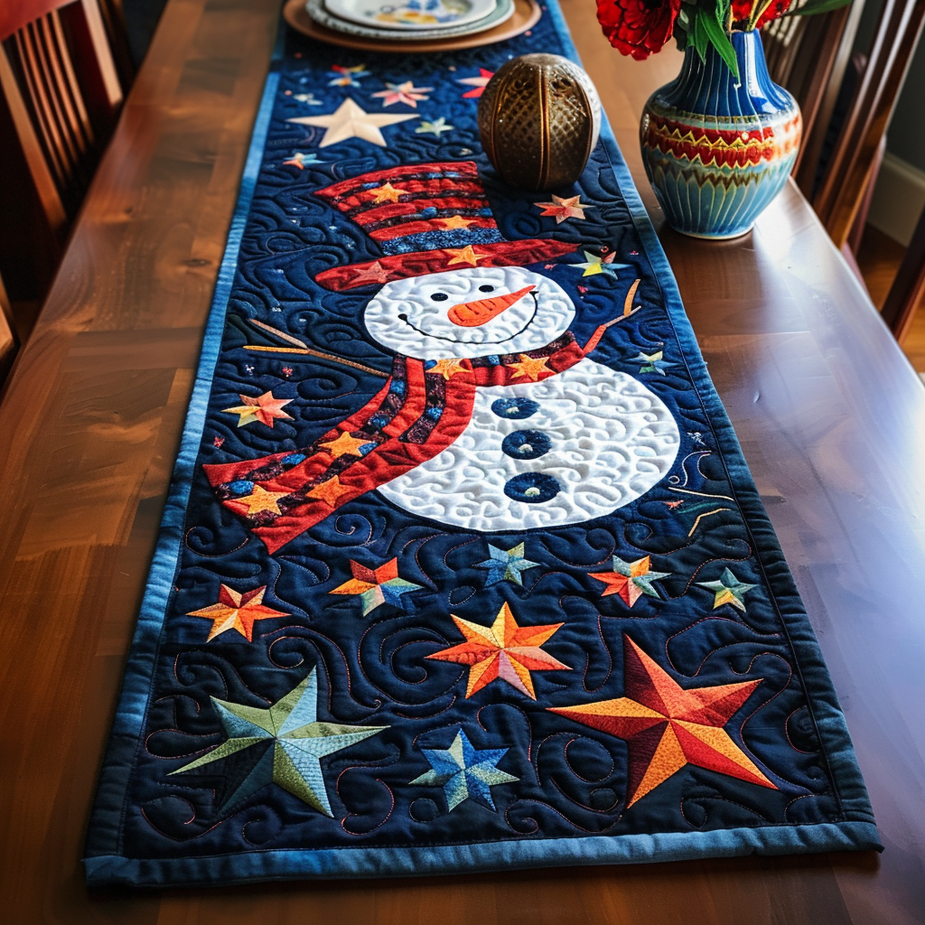 Winter Magic Quilted Table Runner VTQ-Myprintsy