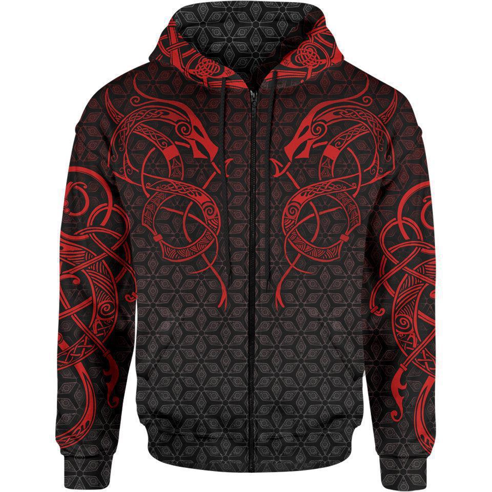 World Serpent Zip Hoodie - Limited-Myprintsy