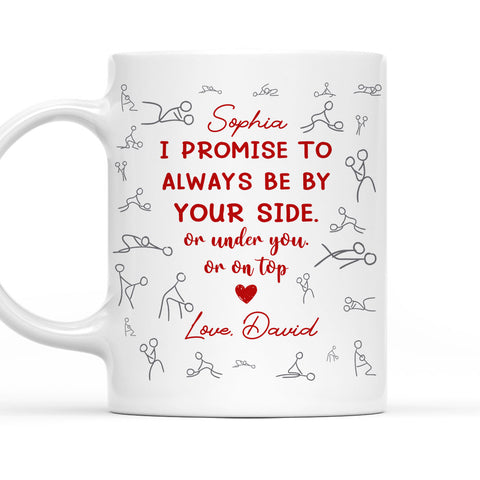 I Promise To Always Be By Your Side - Personalized Coffee Mug