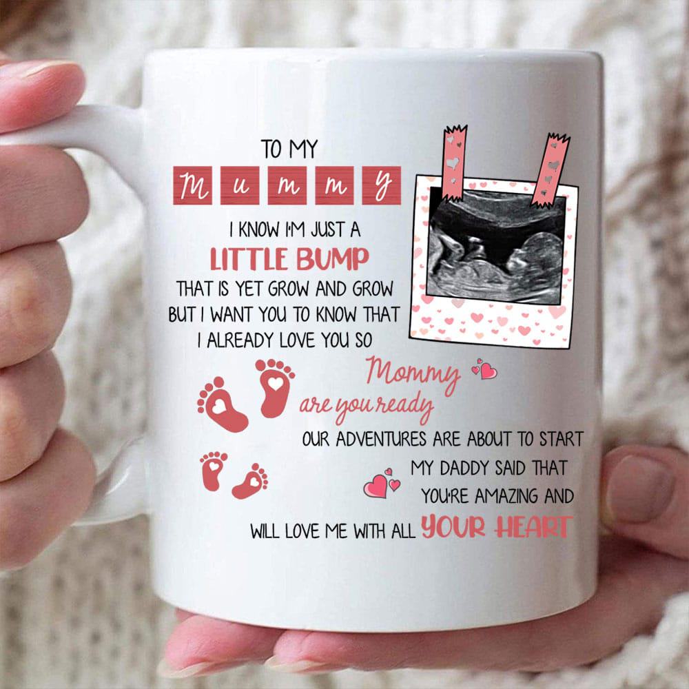 Mummy Are You Ready Our Adventure - Personalized Sonogram Photo Mug