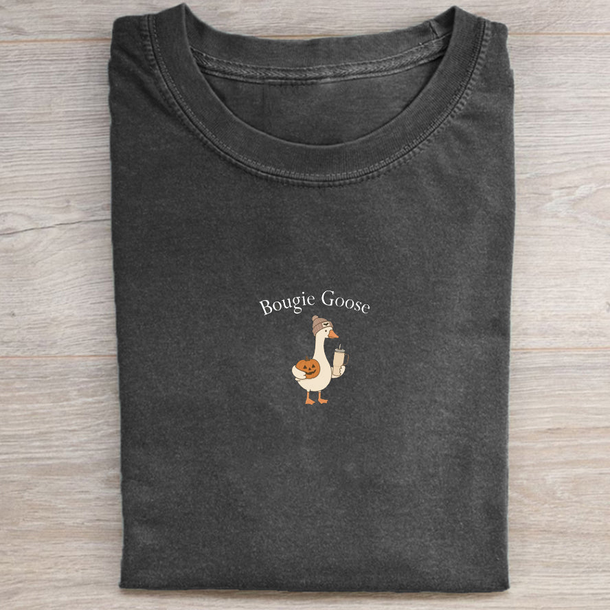 Bougie Goose Wearing Beanie Hat Halloween - Halloween Shirt