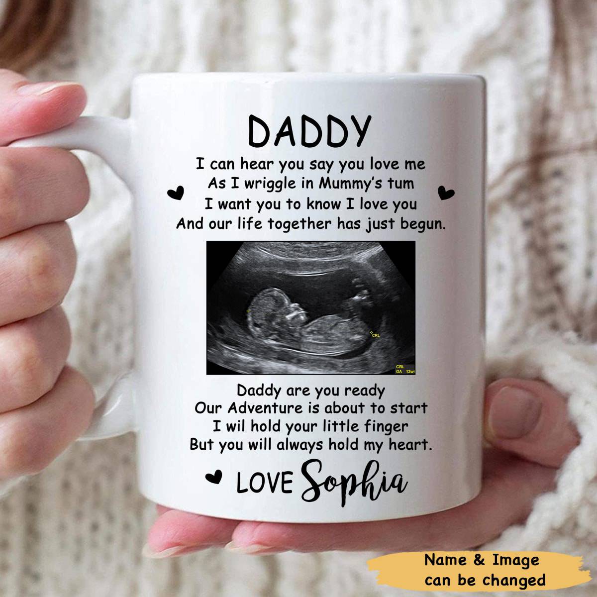 Dad I Can Hear You Say You Love Me - Personalized Ceramic Mug
