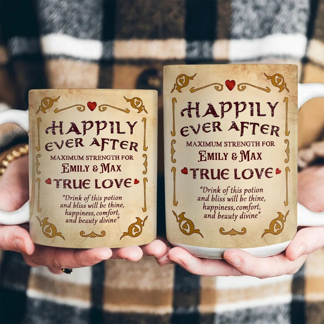 Happily Ever After Potion - Personalized Ceramic Coffee Mug