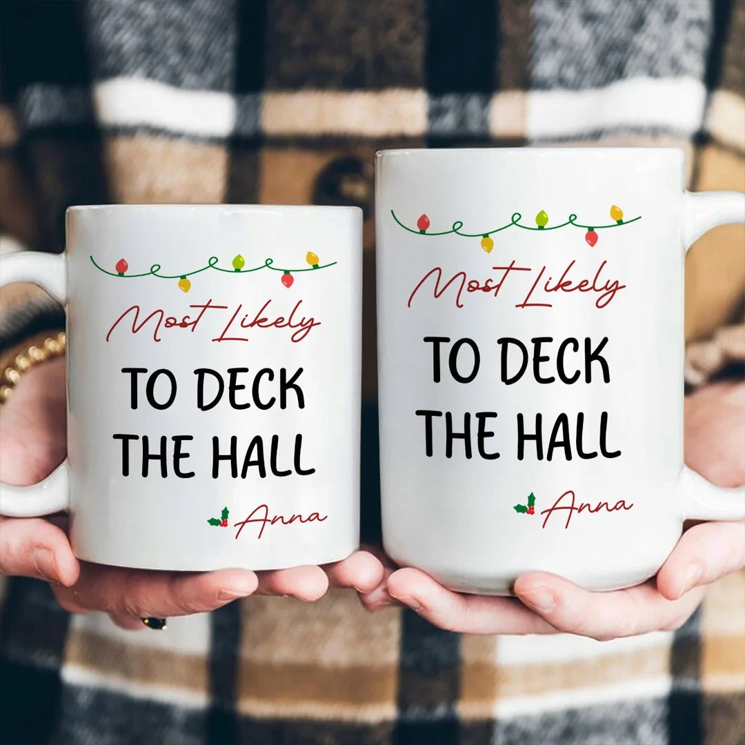 Most Likely To Funny Family Gifts - Personalized Ceramic Coffee Mug