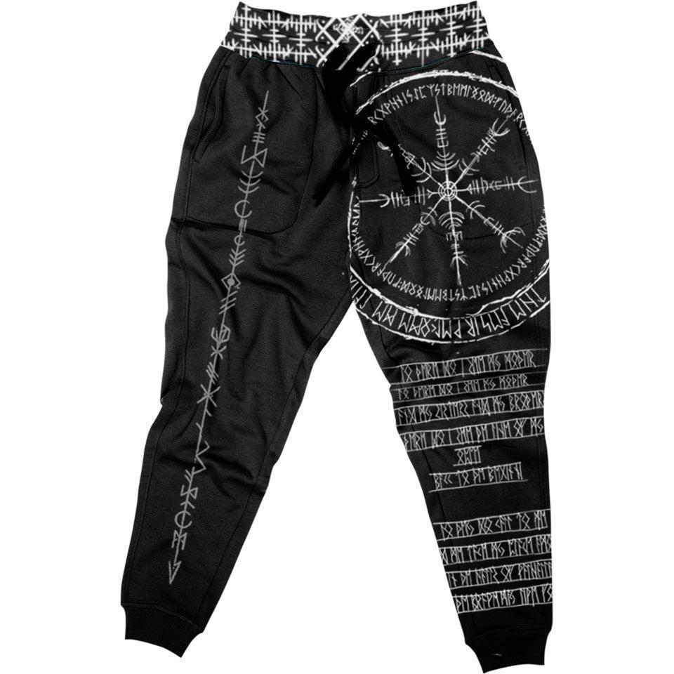 Viking Runes Joggers - Black Edition