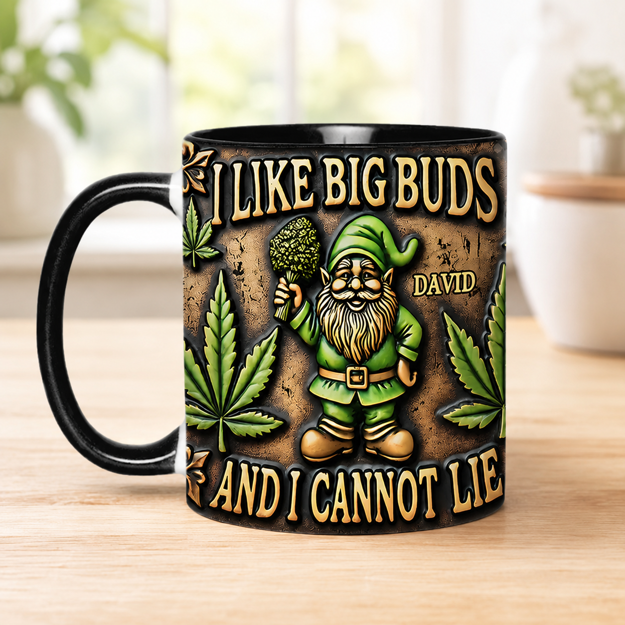 I Like Big Buds - Personalized Weed Accent Mug